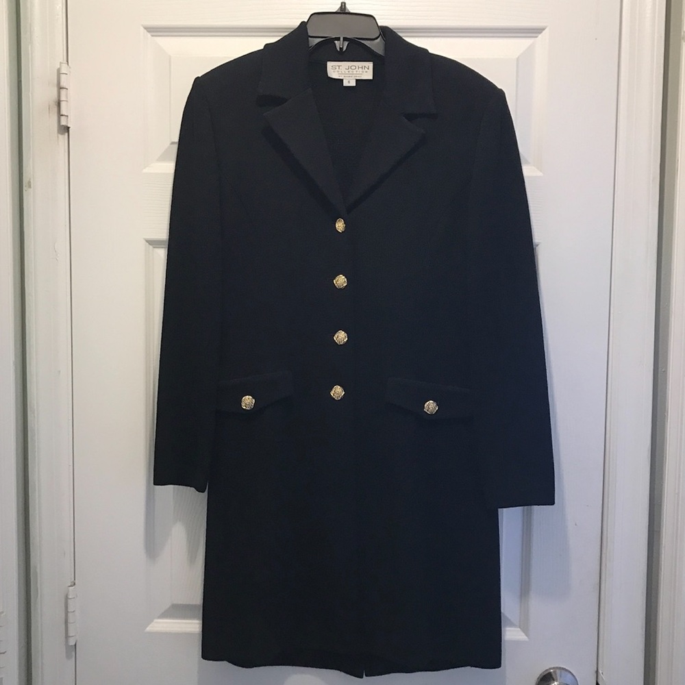 St. John Knits Collection Long Coat